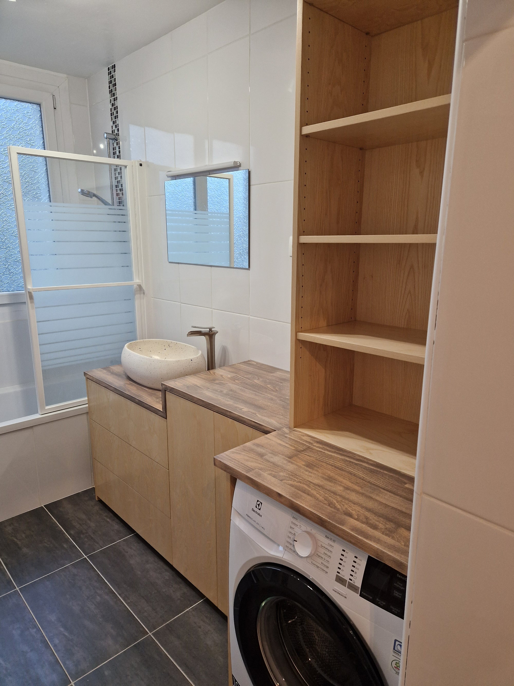 salle de bain en bois